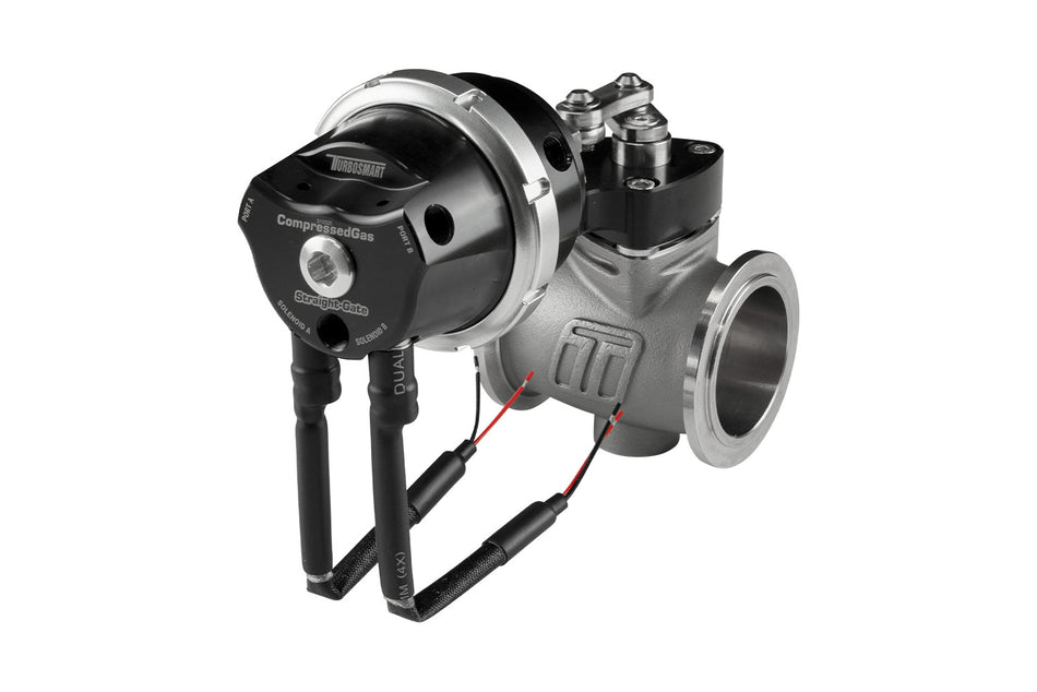 Compressed Gas (CO2) StraightGate40 - Inbuilt Solenoids - 7PSI Black (Control In Cap CO2 Boost Control)