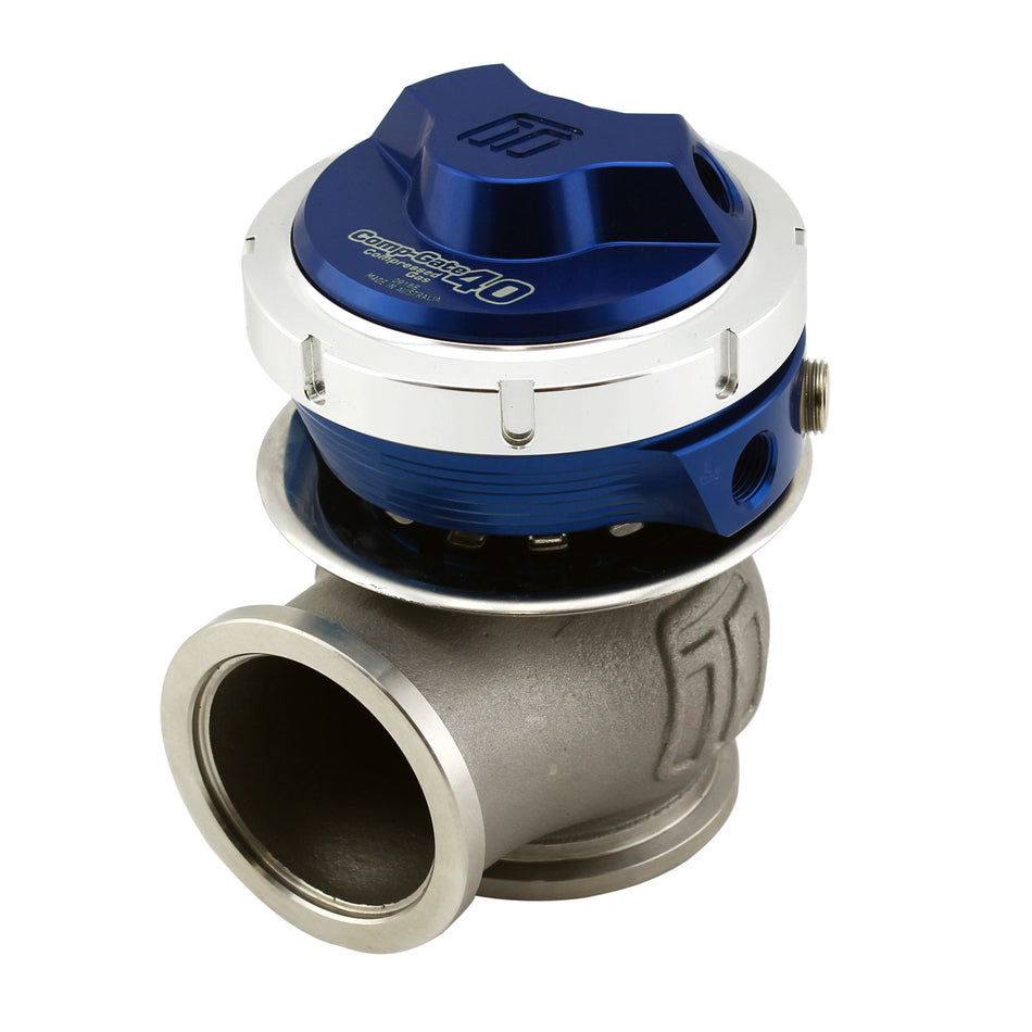 GenV CompGate40CG 'Compressed Gas' 5psi External Wastegate (Blue)