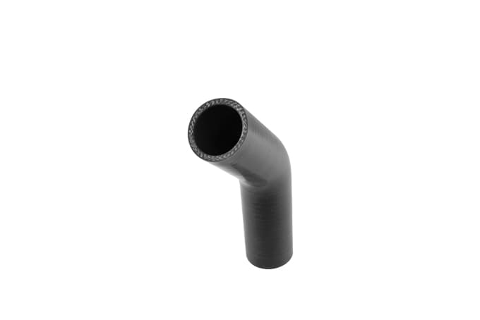 Silicon 45 Degree Silicon Hose - Elbow 1.50" (Black)